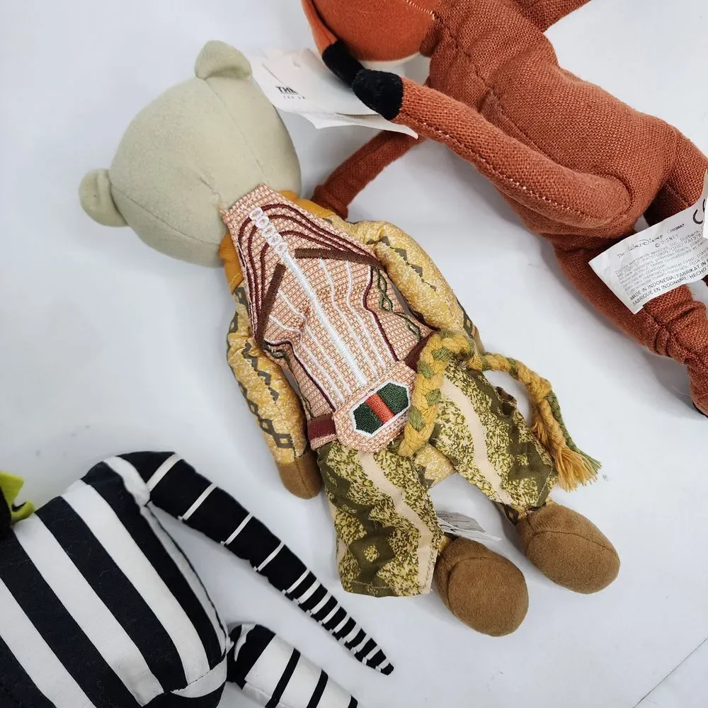 Disney Lion King Trickster Timon Nala Plush Bean Bag Doll Broadway‎ - Lot of 3